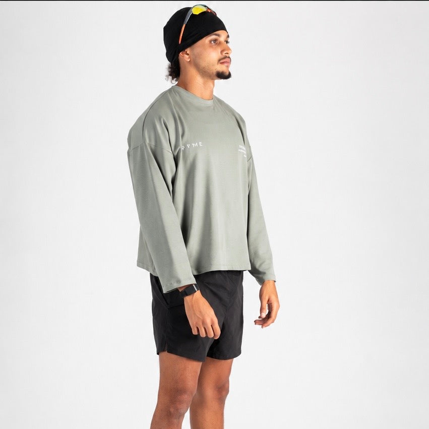 Pryme Cropped Long Sleeve – Mint