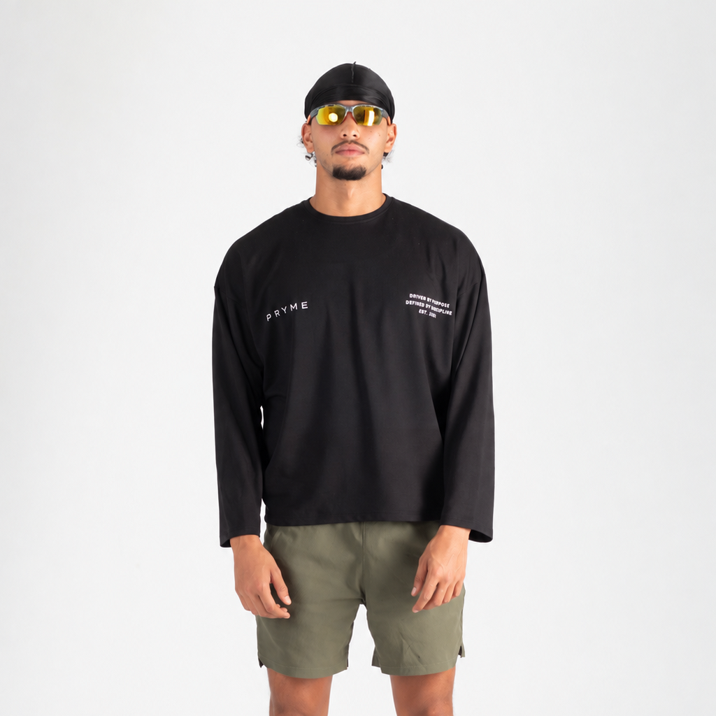 Pryme Regular Long Sleeve – Black