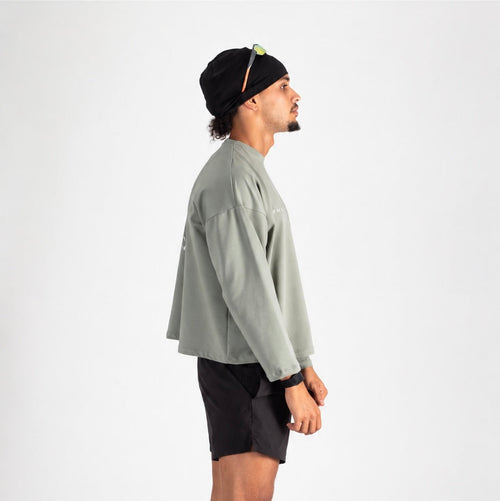 Pryme Cropped Long Sleeve – Mint