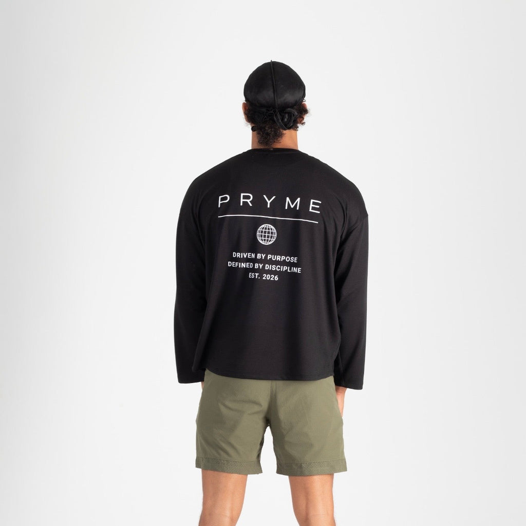 Pryme Regular Long Sleeve – Black