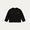 Pryme Cropped Long Sleeve – Black