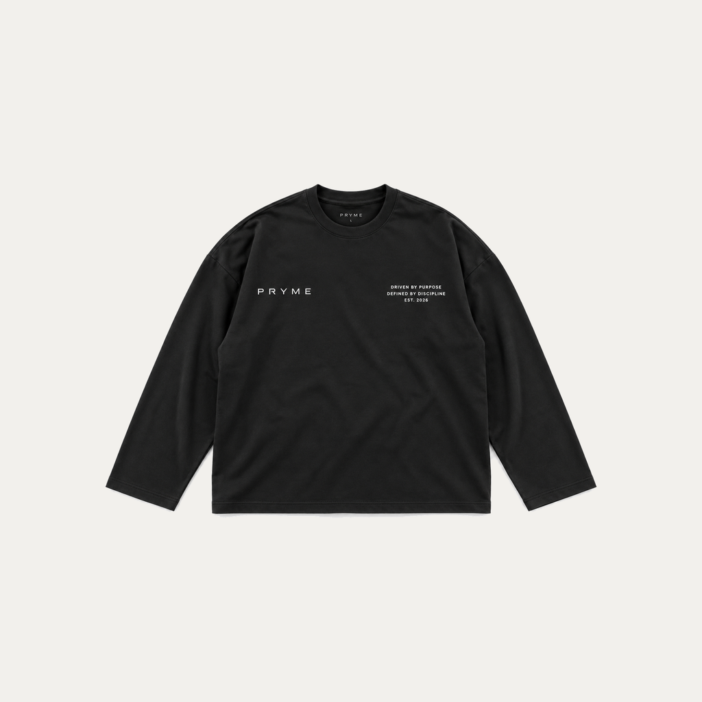 Pryme Regular Long Sleeve – Black